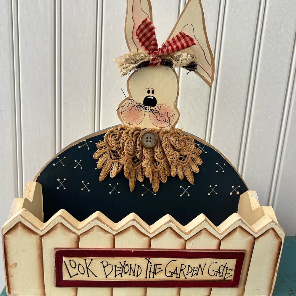 Bunny box decor